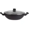 Wok ESSENTIELB Aluminium forgé Noir diam32cm