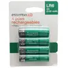 Pile rechargeable ESSENTIELB LR06 AA Lot 4 piles 2100mAh