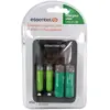 Essentiel B Chargeur de piles Essentielb + 2xAA 2100Nimh + 2xAAA 700NimH