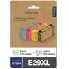 Cartouche d'encre ESSENTIELB E29 XL Noir + 3 couleurs