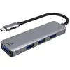Hub USB C ADEQWAT USB-C / 4 ports USB-A 3.0