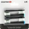 Brossette dentaire ESSENTIELB pack 4 brossettes noir pour Pulselux TU