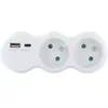 Essentielb - Multiprise  2 Prises + 1usb-A Et 1 Usb-C