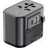 Adaptateur de voyage ADEQWAT Universel EU UK US AUS ASIA 30W TU