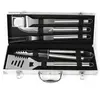 Ustensile barbecue ESSENTIELB MALETTE Set 5 pièces TU