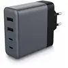 Chargeur secteur ADEQWAT 100W 2 USB-A + 2 USB-C Noir