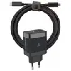 Chargeur USB C ADEQWAT Chargeur USB C x2 65W +Cable USB-C Noir