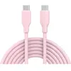 Câble de charge ESSENTIELB vers USB-C silicone 2M Rose