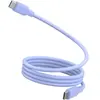 Câble de charge ESSENTIELB vers USB-C silicone magnétique1M Violet