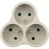 Essentielb - Multiprise  Triplite En Bioplastique Blanc