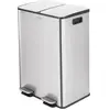 Poubelle tri sélectif MIOGO Tri selectif 60L inox