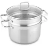 Cuit pâtes ESSENTIELB 24cm Inox avec couvercle