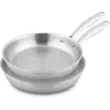 Batterie de cuisine ESSENTIELB 2 poeles inox 24 et 28cm