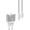 Chargeur + câble USB-C 35W + Câble lightning 1M Noir Adeqwat