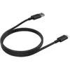 Câble de charge LISTO USB-A vers USB-C 1M Noir