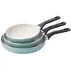 Essentielb - Batterie De Cuisine  3 Poeles Céramique 20-24-28cm