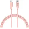 Câble USB C ESSENTIELB vers USB-C 1m rose métallisé