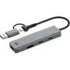 Hub ESSENTIELB 4 en 1 x2 USB-A + x2 USB-C