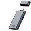 Essentielb - Hub Usb C  3 En 1 Avec Hmdi - Pd - Usb-A 3.0