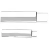 Cache câble TV ESSENTIELB Alu eclipe blanc 1.1m