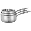 Lot De 3 Casseroles Valberg Inox Triply