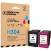 Multipack Cartouches D'encres Electro Depot Compatible Hp H304 Pack No...