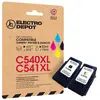 Multipack Cartouches D'encres Electro Depot Compatible Canon C540/541x...