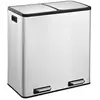 Poubelle Valberg Inox 2x30l
