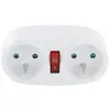 Biplite Electrodepot 2x16a + Interrupteur Blanc