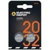 Pile Electro Depot Cr2032 X2 Lithium