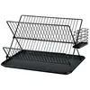Egouttoir Cosylife Metal Noir Pliable