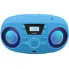 Bigben Lecteur Radio Cd Portable Usb Bleu + Speakers Lumineux - CD61BLUSB