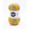 Pelote de Laine et Alpaga PINGO MAMBO - 100GR - Pingouin Gris/Limonade...