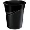 Corbeille Cep à papier ovale 14 litres noire recyclable