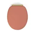 Gelco Design - abattant wc samba mdf terracota déclipsable soft close