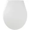 GELCO Abattant WC - MARINA - Blanc - Polypropylène - Déclipsable - Fixations universelles