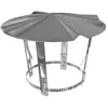 MB EXPERT Chapeau inox chinois de toiture 120 à 140 mm