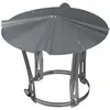 MB EXPERT Chapeau inox chinois de toiture 153 à 180 mm