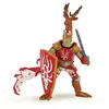 Figurine Papo d'époque Médiévale, Chevalier Cerf Rouge