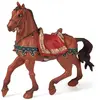 Figurine - PAPO - Cheval de César - Pour Enfant - Peint à la main - H 11 x L 12.5 cm