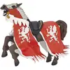 papo Medieval Et Fantastiques Cheval Du Roi Au Dragon Rouge