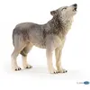Figurine Papo Loup hurlant 50171 Marron