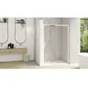 Parois de douche SMART DESIGN coulissant 167-180cm profilé blanc avec ...