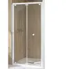 Porte de douche pliante gain de place réversible KINEDO SUPRA S largeu...
