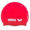 Bonnet de natation Arena Classic Silicone rouge blanc