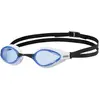 Lunettes de natation Arena Air Speed noir blanc avec verres bleu