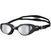 Lunettes de natation Arena The One noir avec verres à effet miroir gris