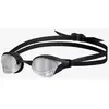 Lunettes de natation arena cobra core swipe mirror noir argent