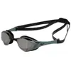 Lunettes de natation arena cobra edge swipe verres miroirs gris noir