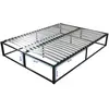 EBAC Sommier Démontable Surélevé Kit27 - 140x190 Bois - Gain De Place - Solide En Métal